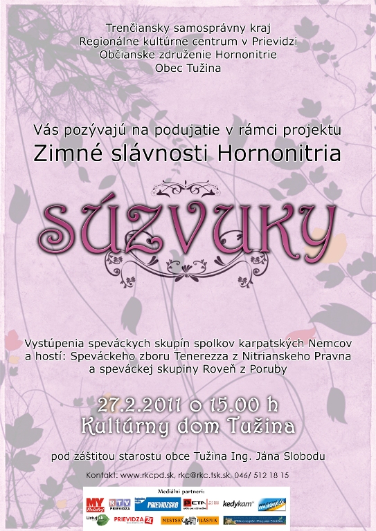 Súzvuky 2011 - plagát